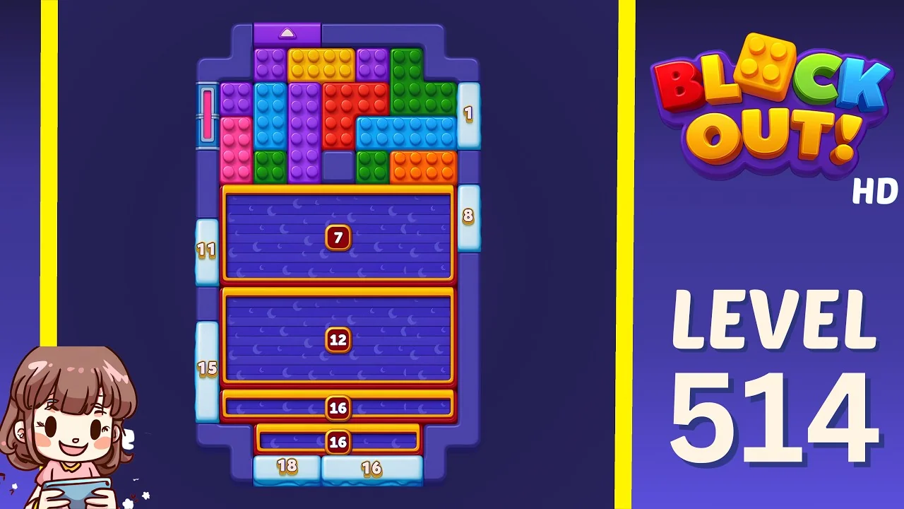 Block Out Level 514 gameplay