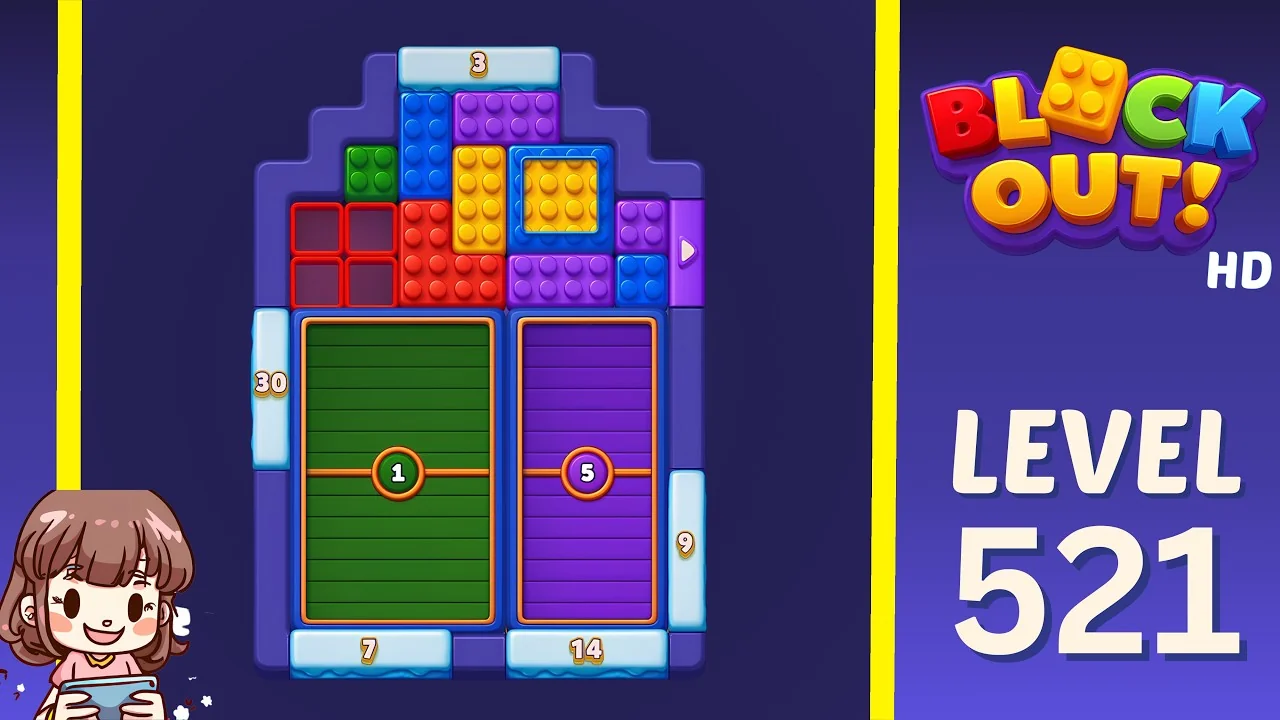 Block Out Level 521 gameplay