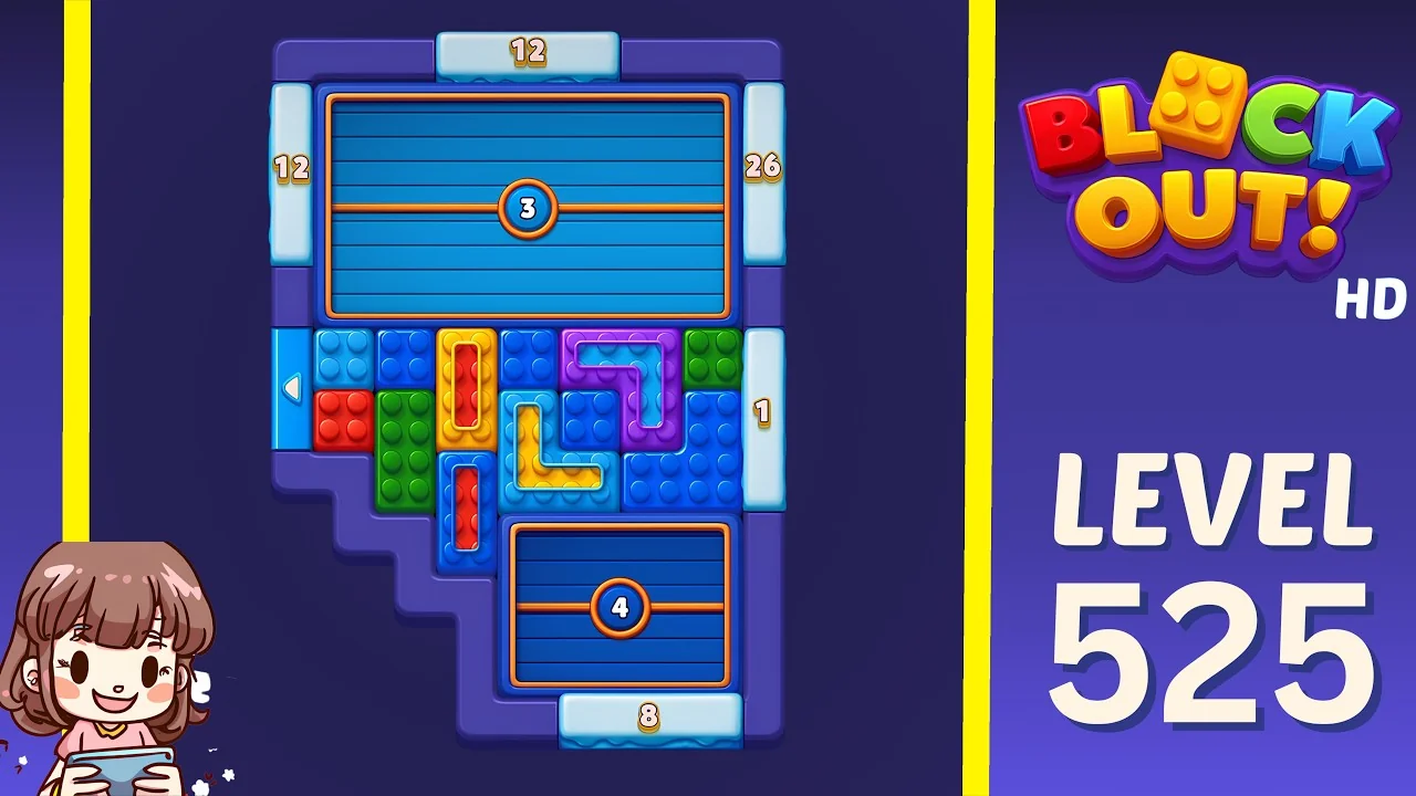 Block Out Level 525 gameplay
