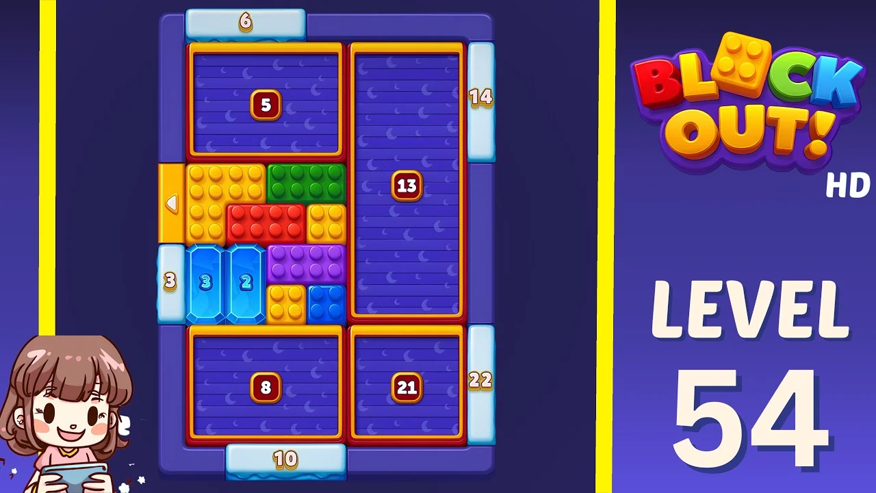 Block Out Level 54 gameplay