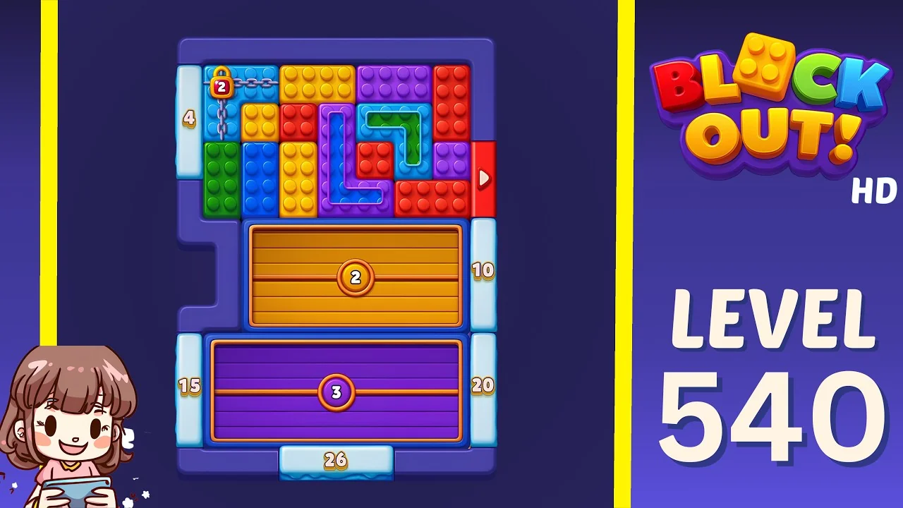 Block Out Level 540 gameplay