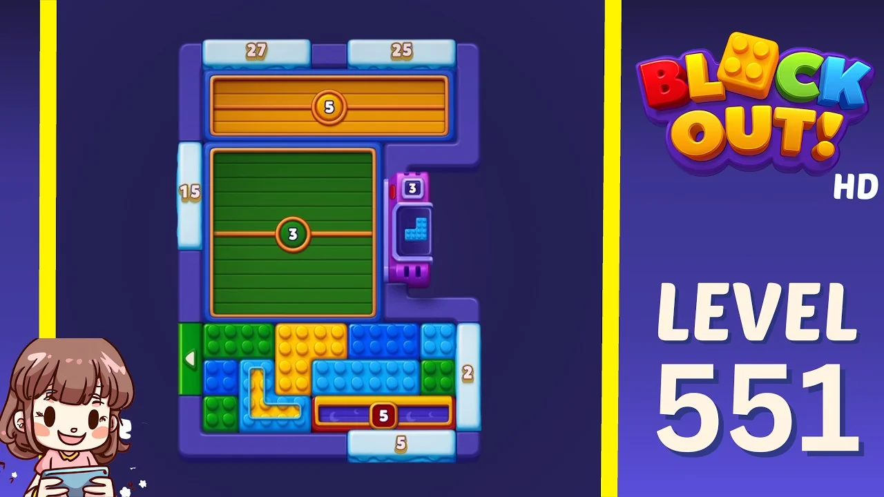 Block Out Level 551 gameplay
