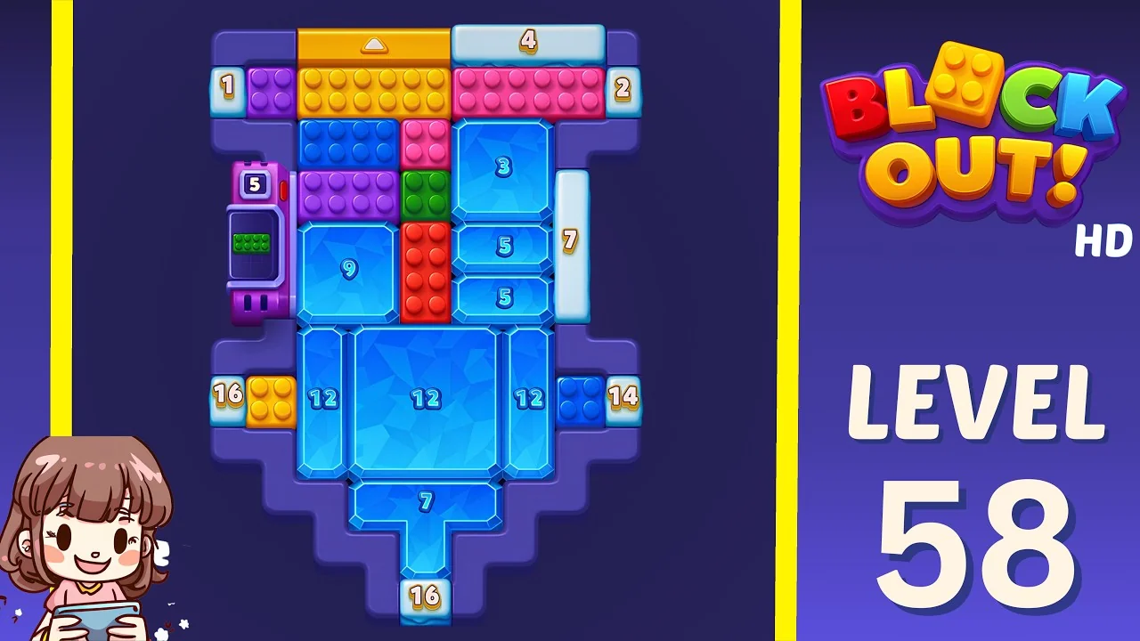 Block Out Level 58 gameplay
