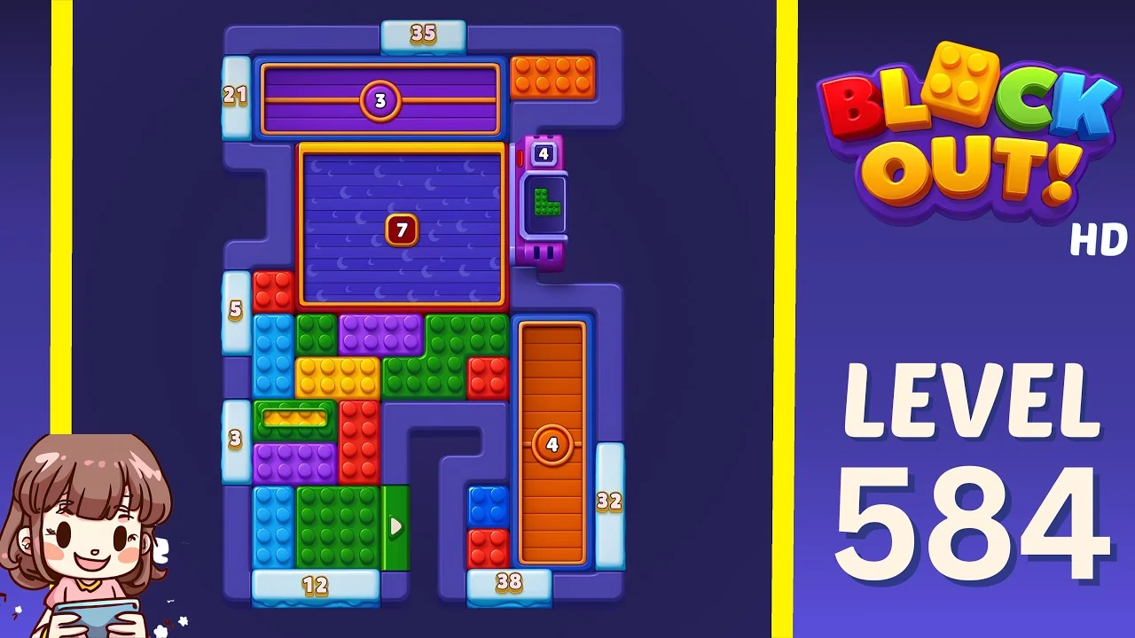 Block Out Level 584 gameplay