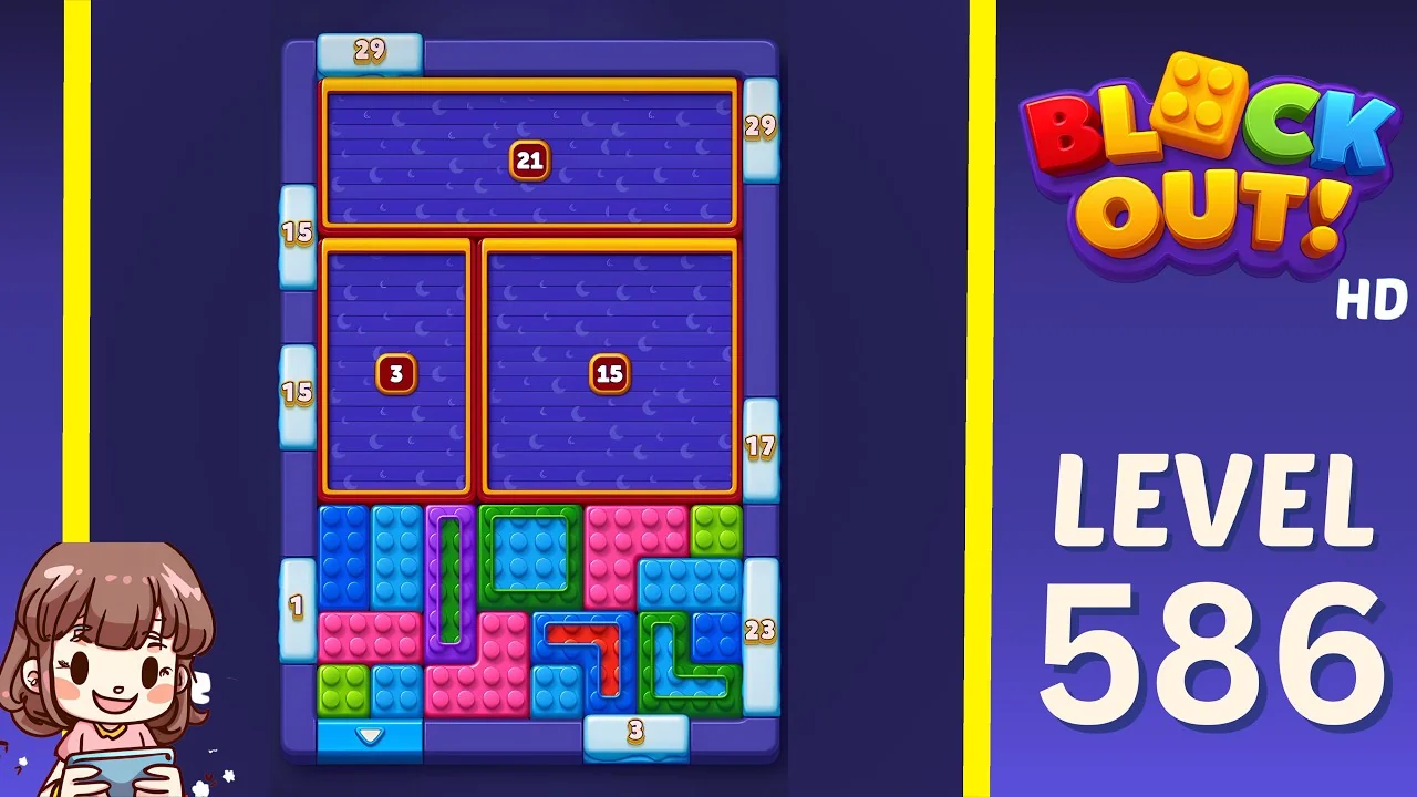 Block Out Level 586 gameplay