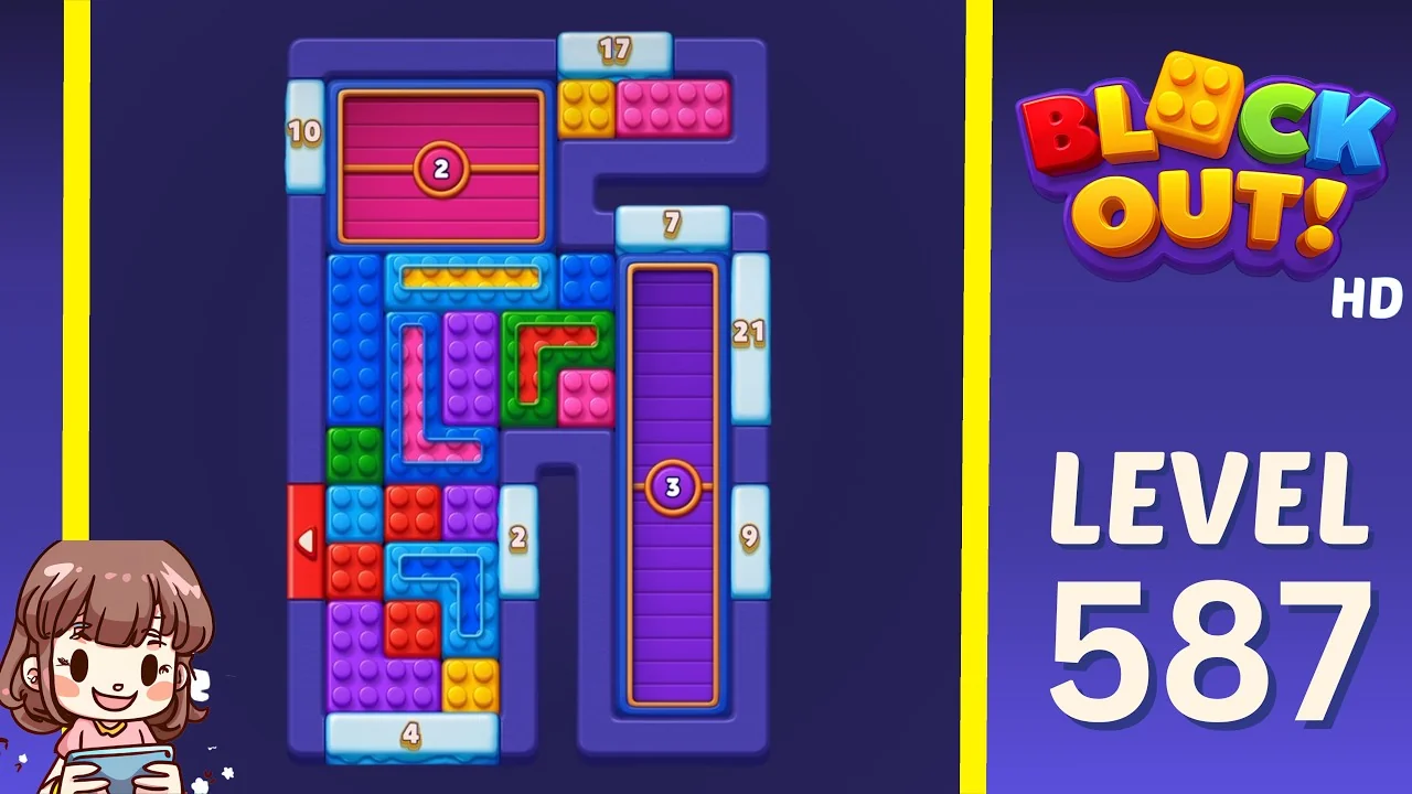 Block Out Level 587 gameplay