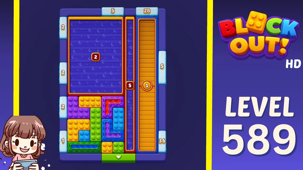 Block Out Level 589 gameplay