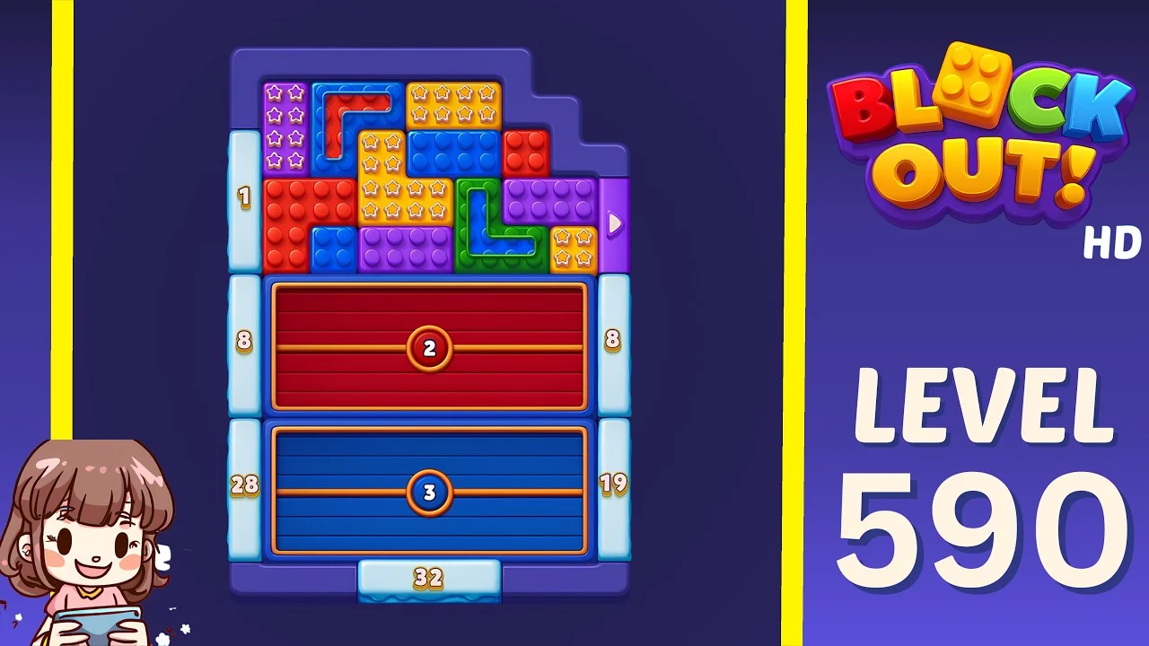 Block Out Level 590 gameplay