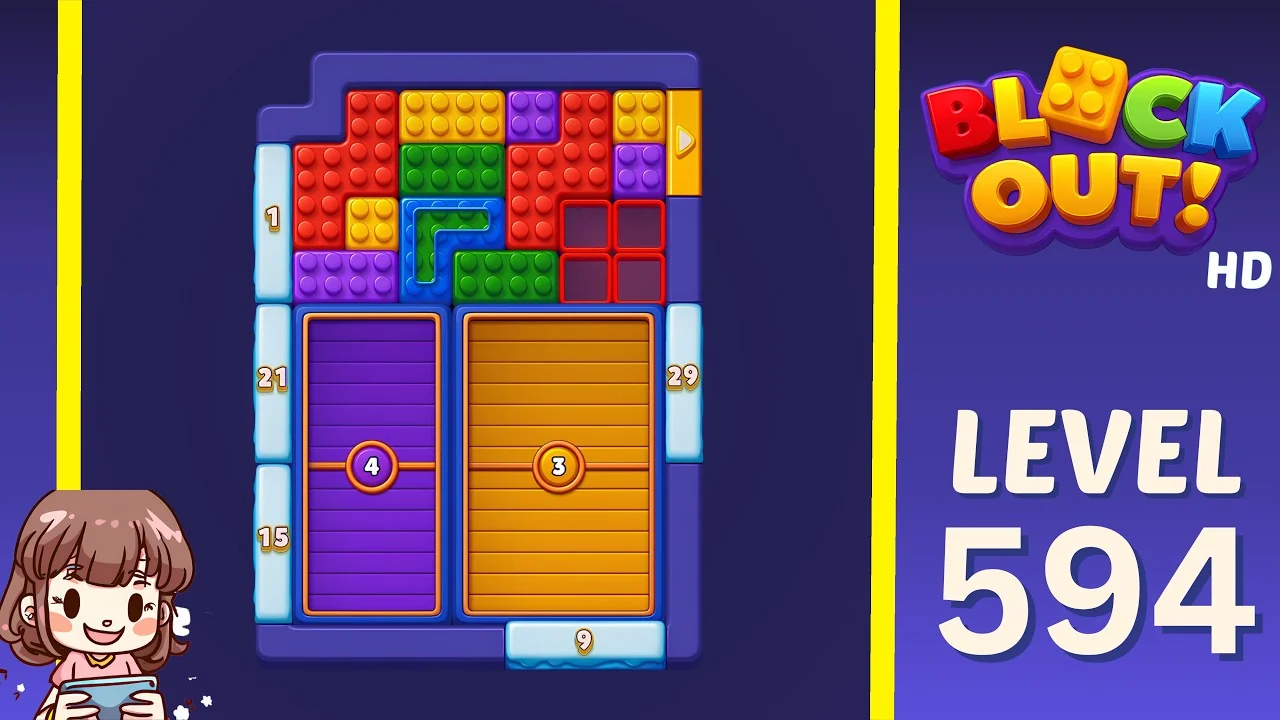 Block Out Level 594 gameplay