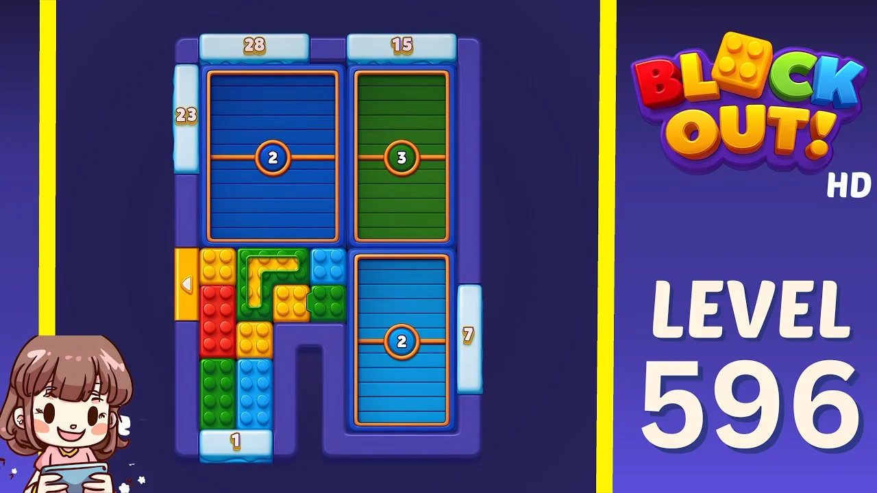 Block Out Level 596 gameplay