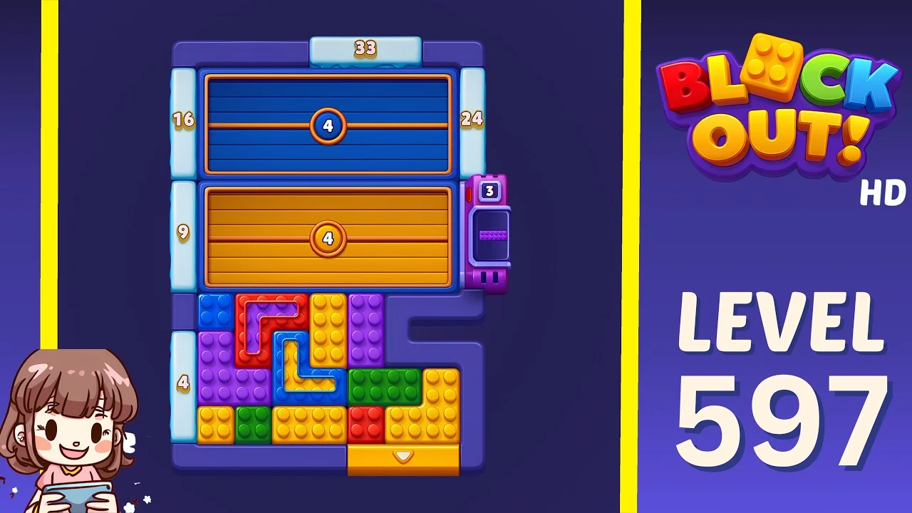 Block Out Level 597 gameplay
