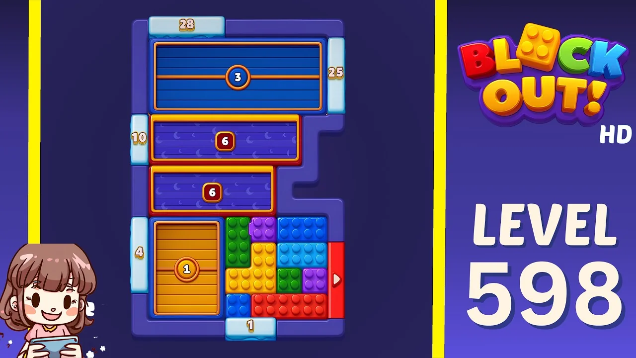 Block Out Level 598 gameplay