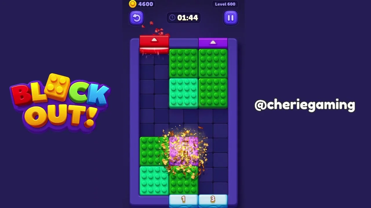 Block Out Level 600 gameplay