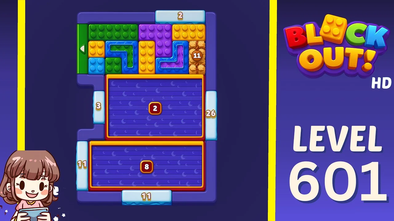 Block Out Level 601 gameplay