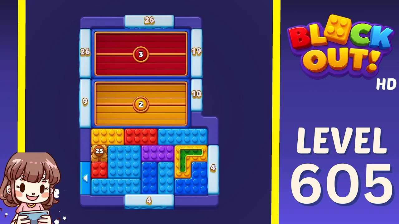 Block Out Level 605 gameplay