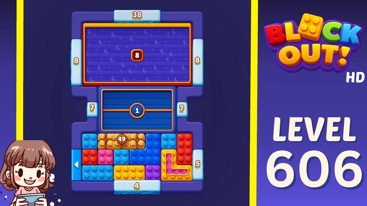 Block Out Level 606 gameplay
