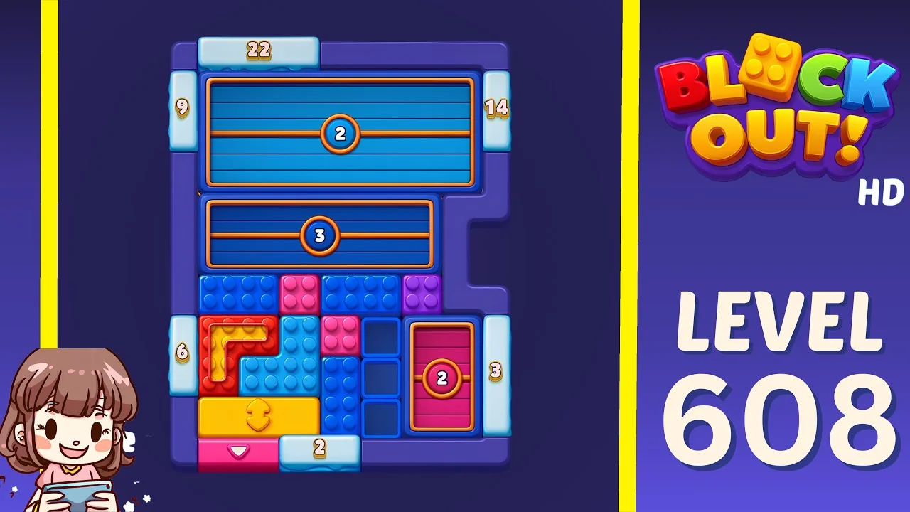 Block Out Level 608 gameplay