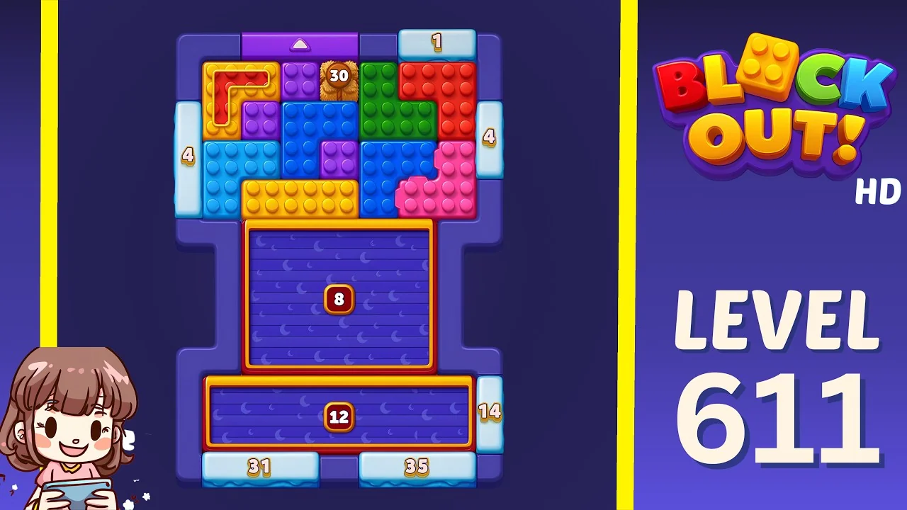 Block Out Level 611 gameplay