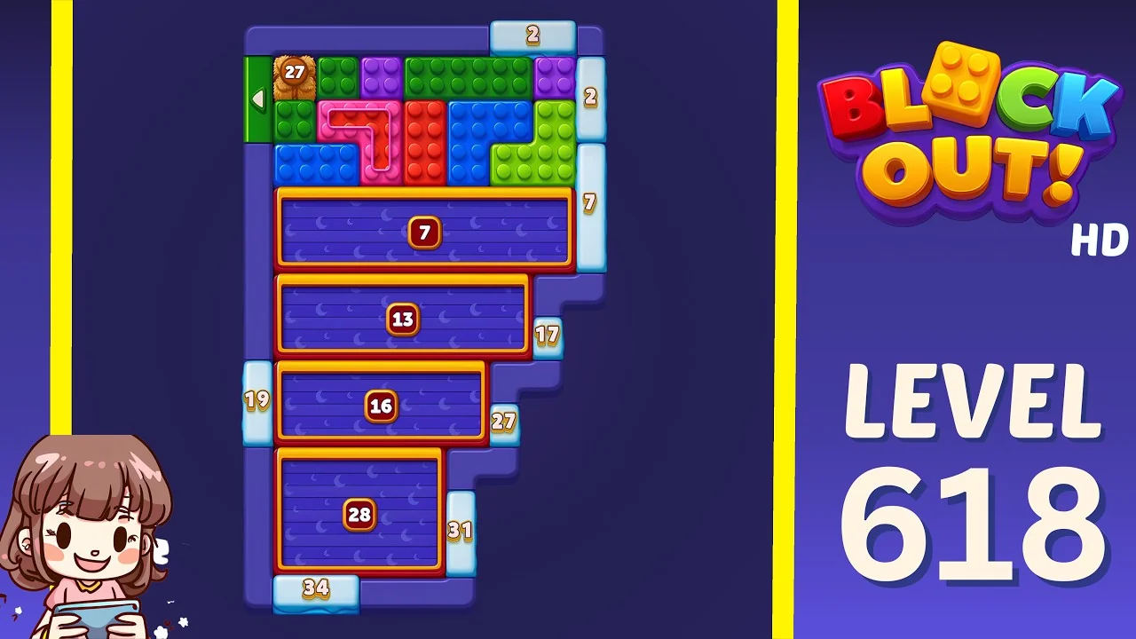 Block Out Level 618 gameplay