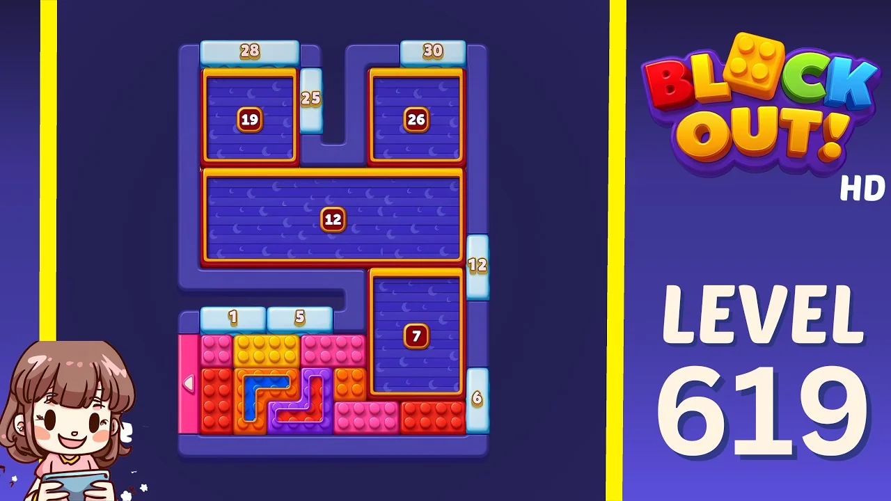 Block Out Level 619 gameplay