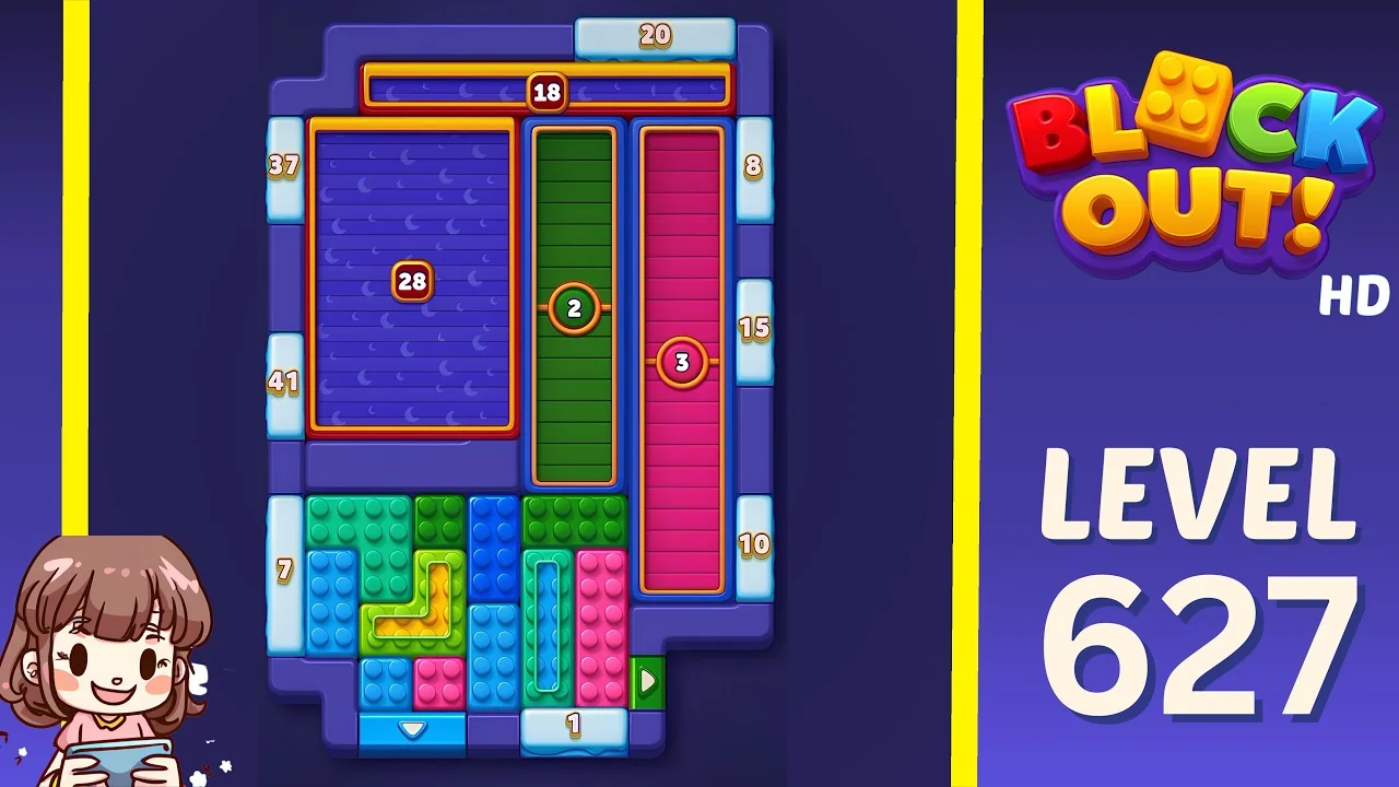 Block Out Level 627 gameplay