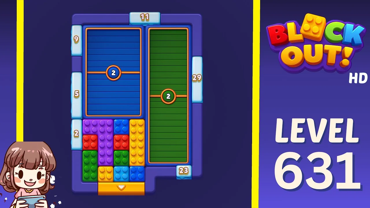 Block Out Level 631 gameplay
