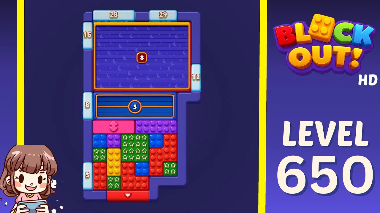 Block Out Level 650 gameplay
