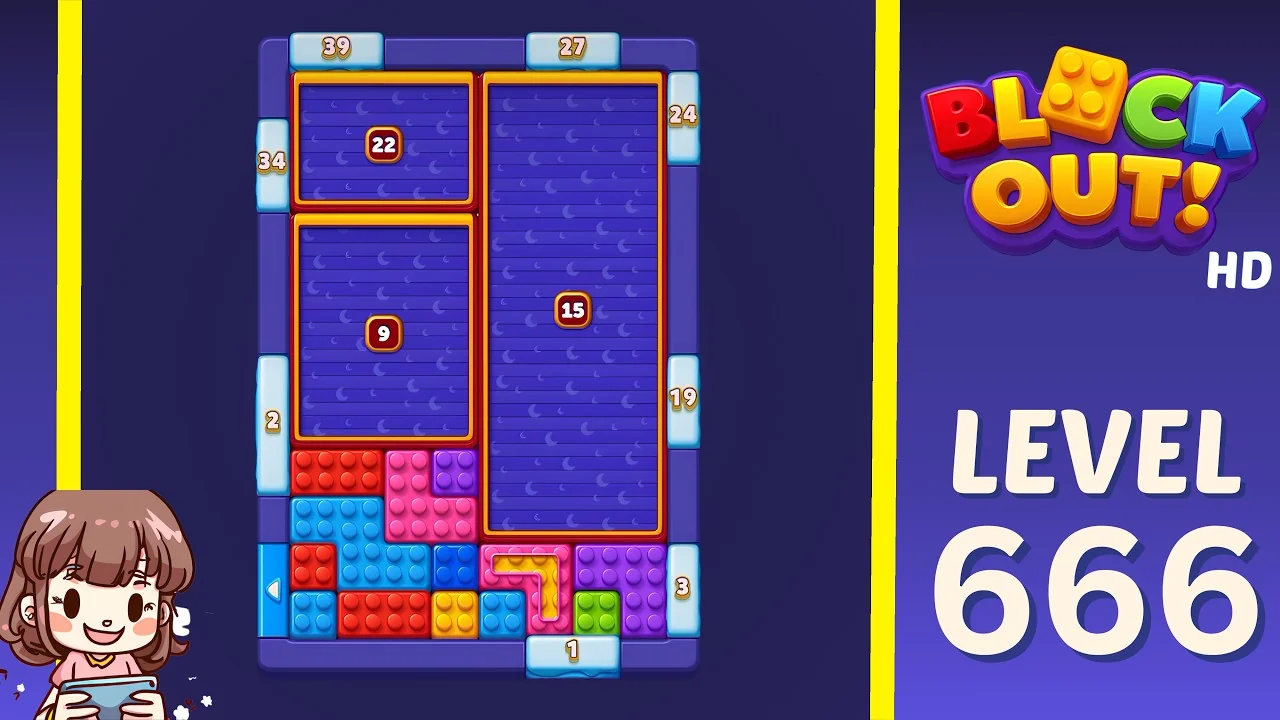 Block Out Level 666 gameplay