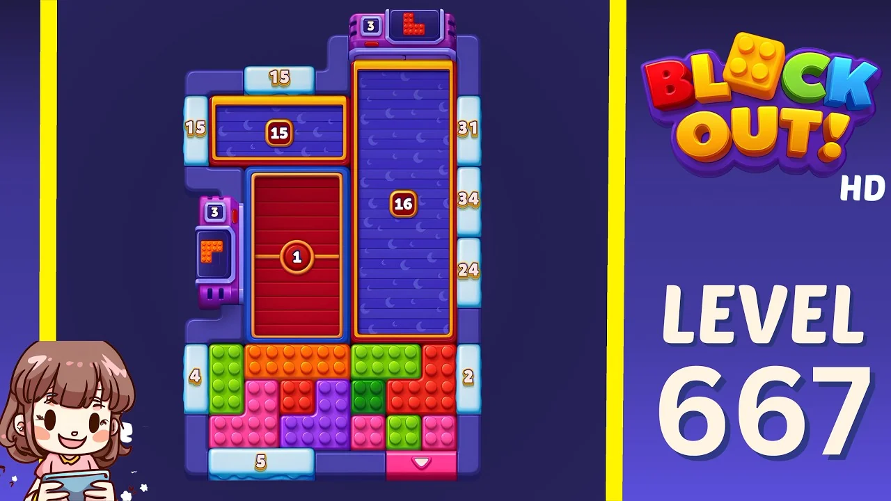 Block Out Level 667 gameplay