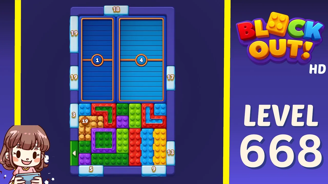 Block Out Level 668 gameplay