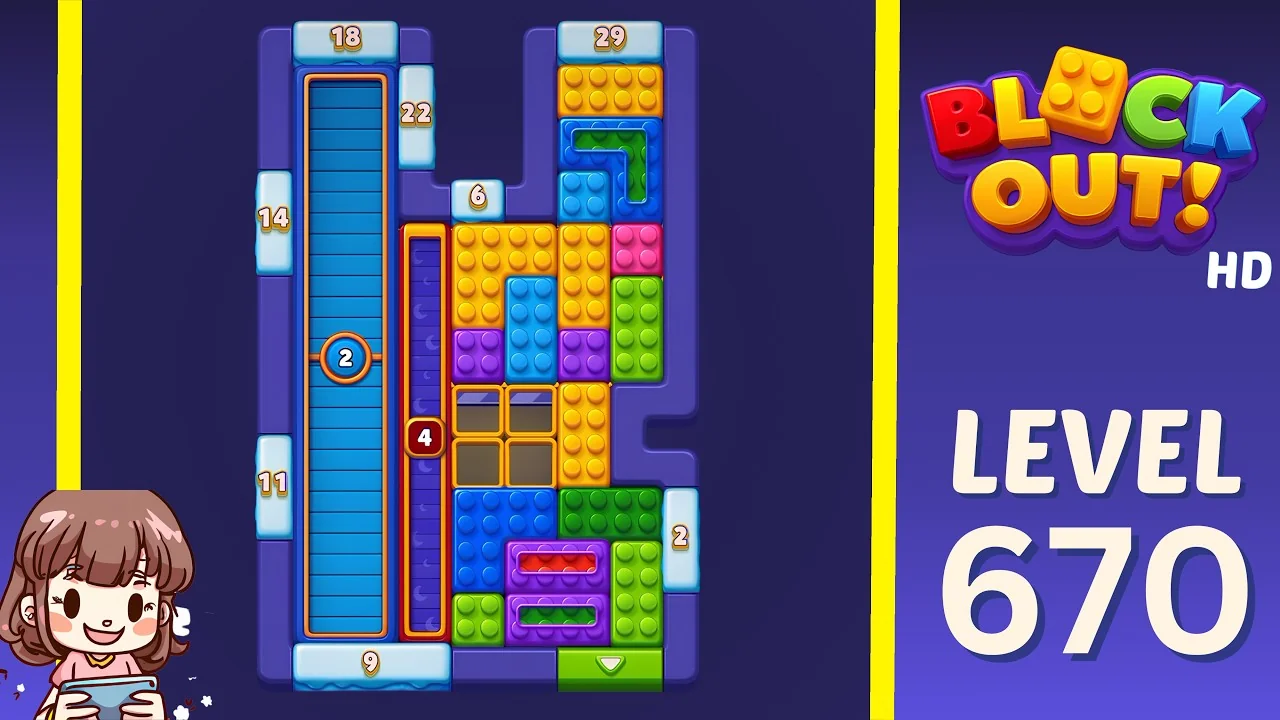 Block Out Level 670 gameplay