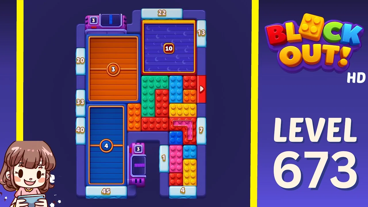 Block Out Level 673 gameplay
