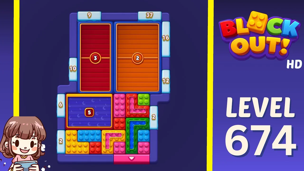 Block Out Level 674 gameplay