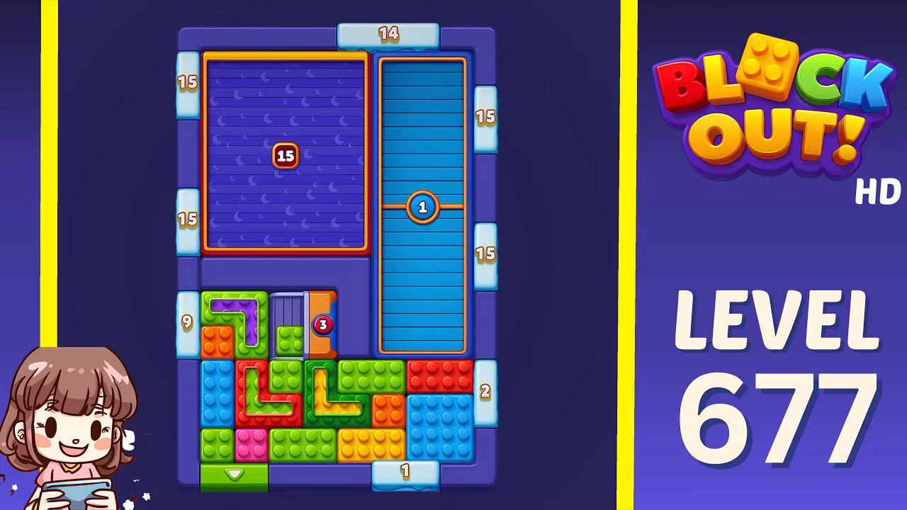 Block Out Level 677 gameplay