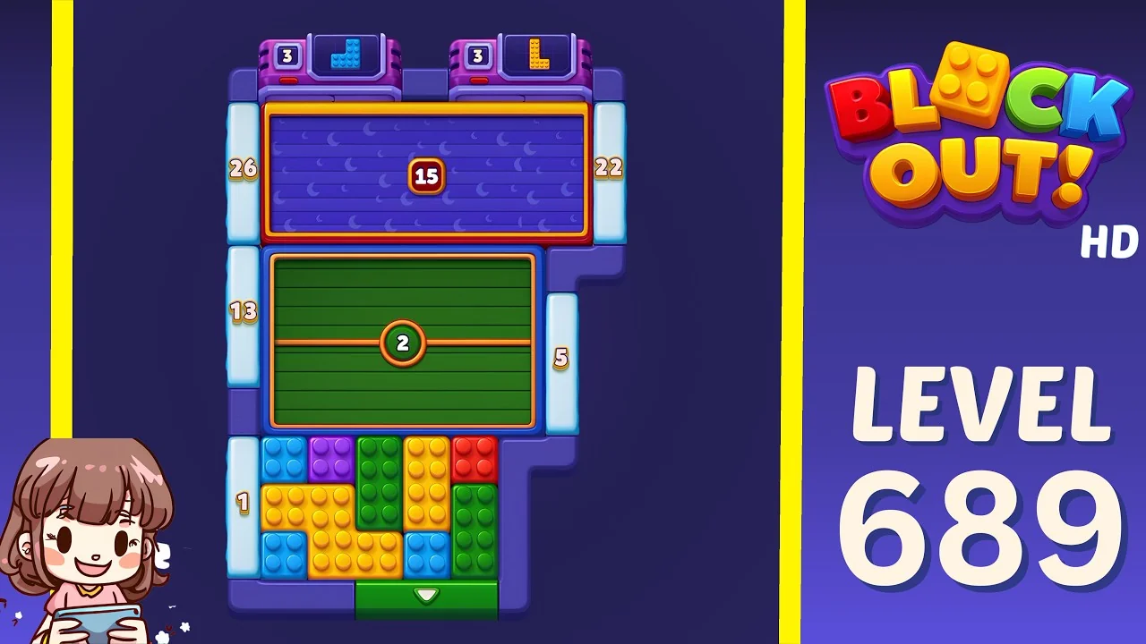 Block Out Level 689 gameplay