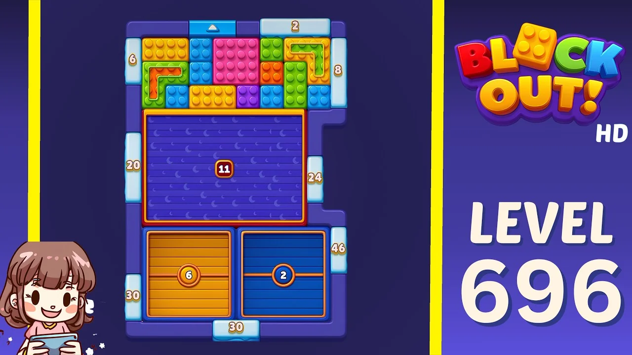 Block Out Level 696 gameplay