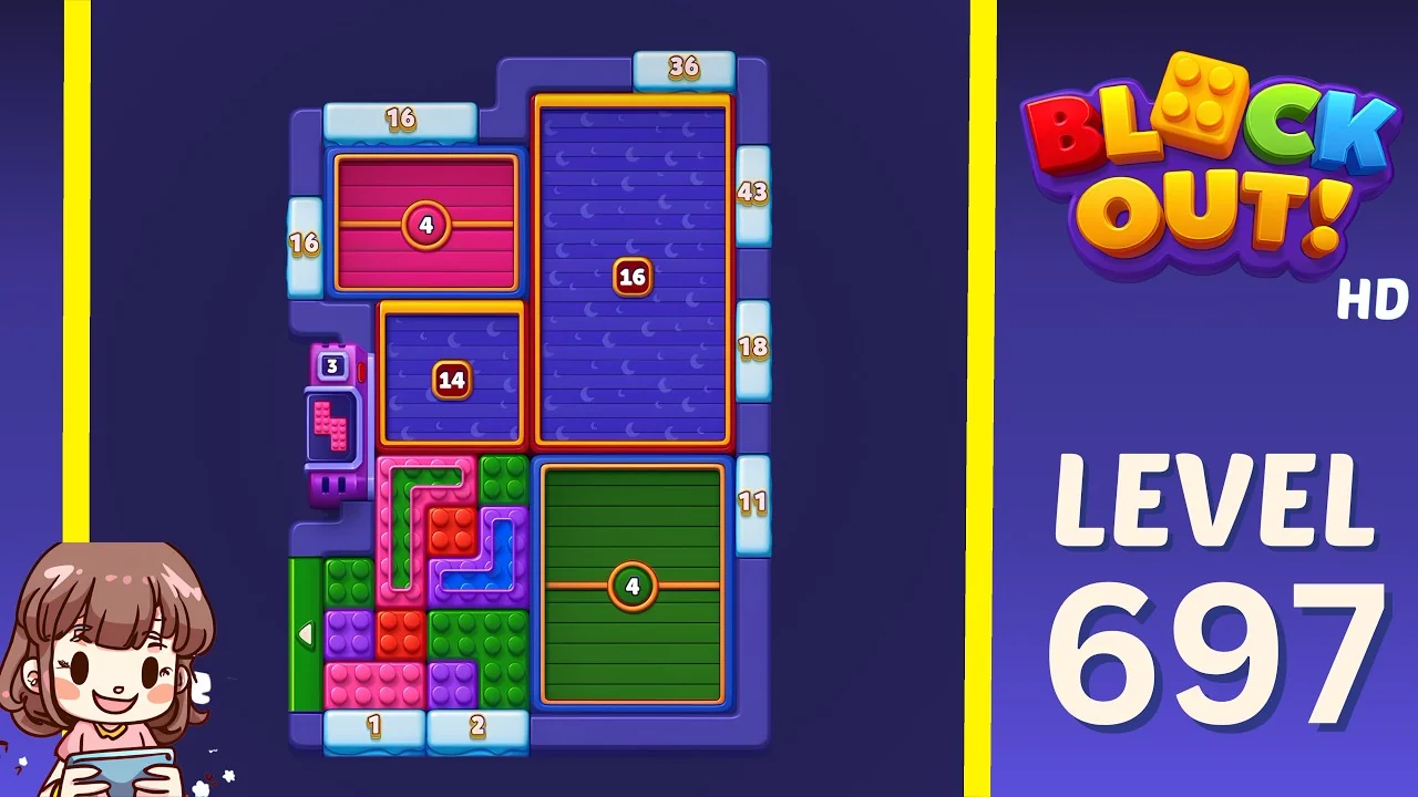 Block Out Level 697 gameplay