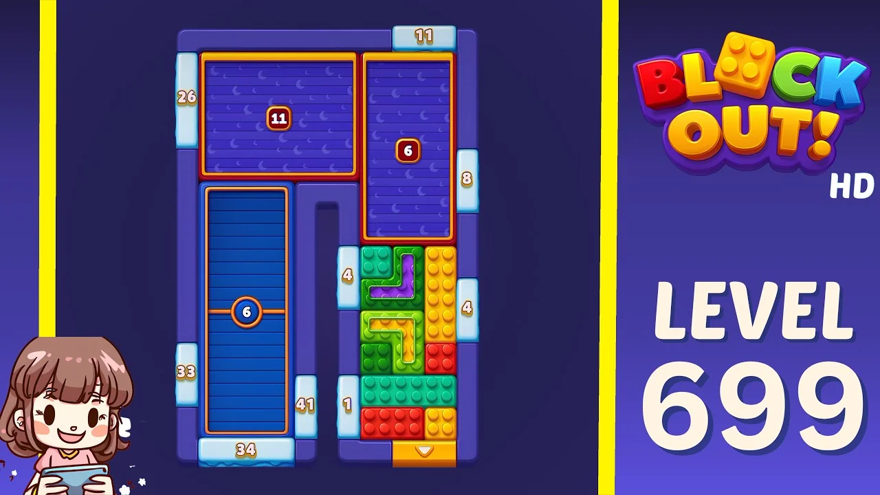 Block Out Level 699 gameplay