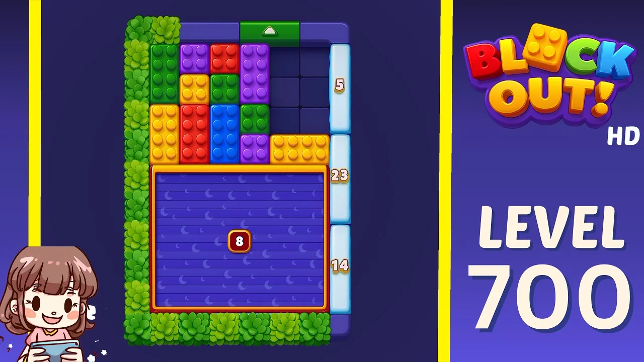 Block Out Level 700 gameplay