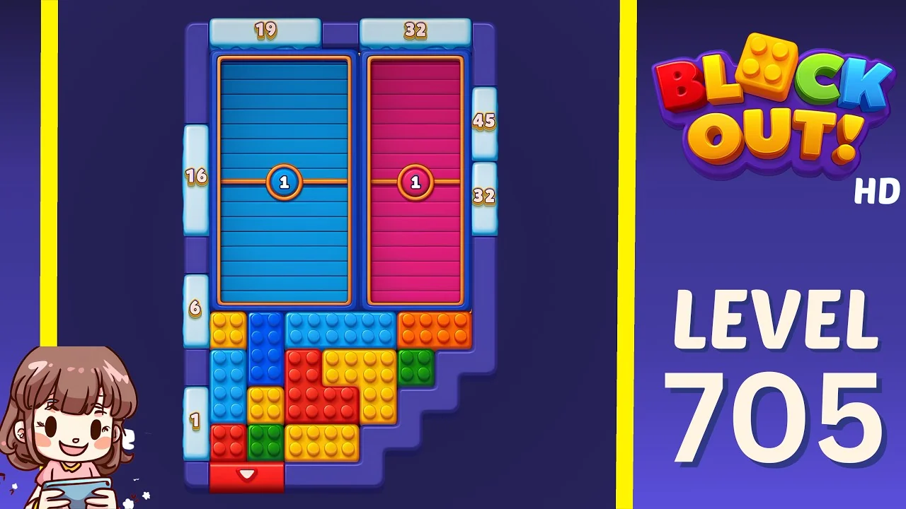 Block Out Level 705 gameplay