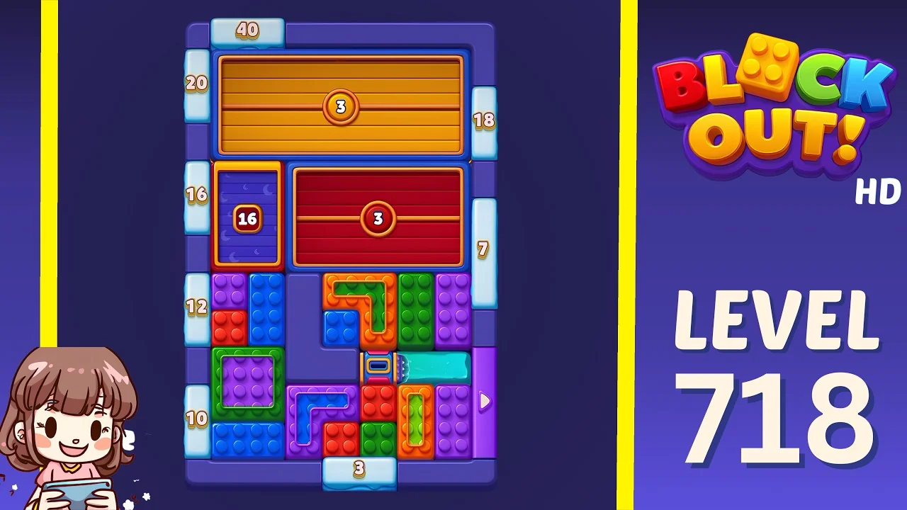 Block Out Level 718 gameplay