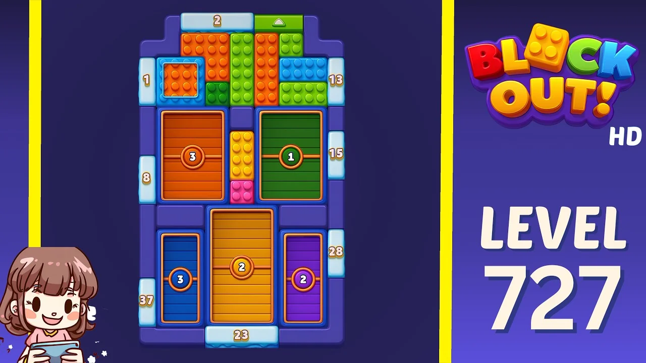 Block Out Level 727 gameplay
