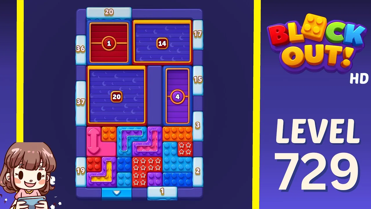 Block Out Level 729 gameplay