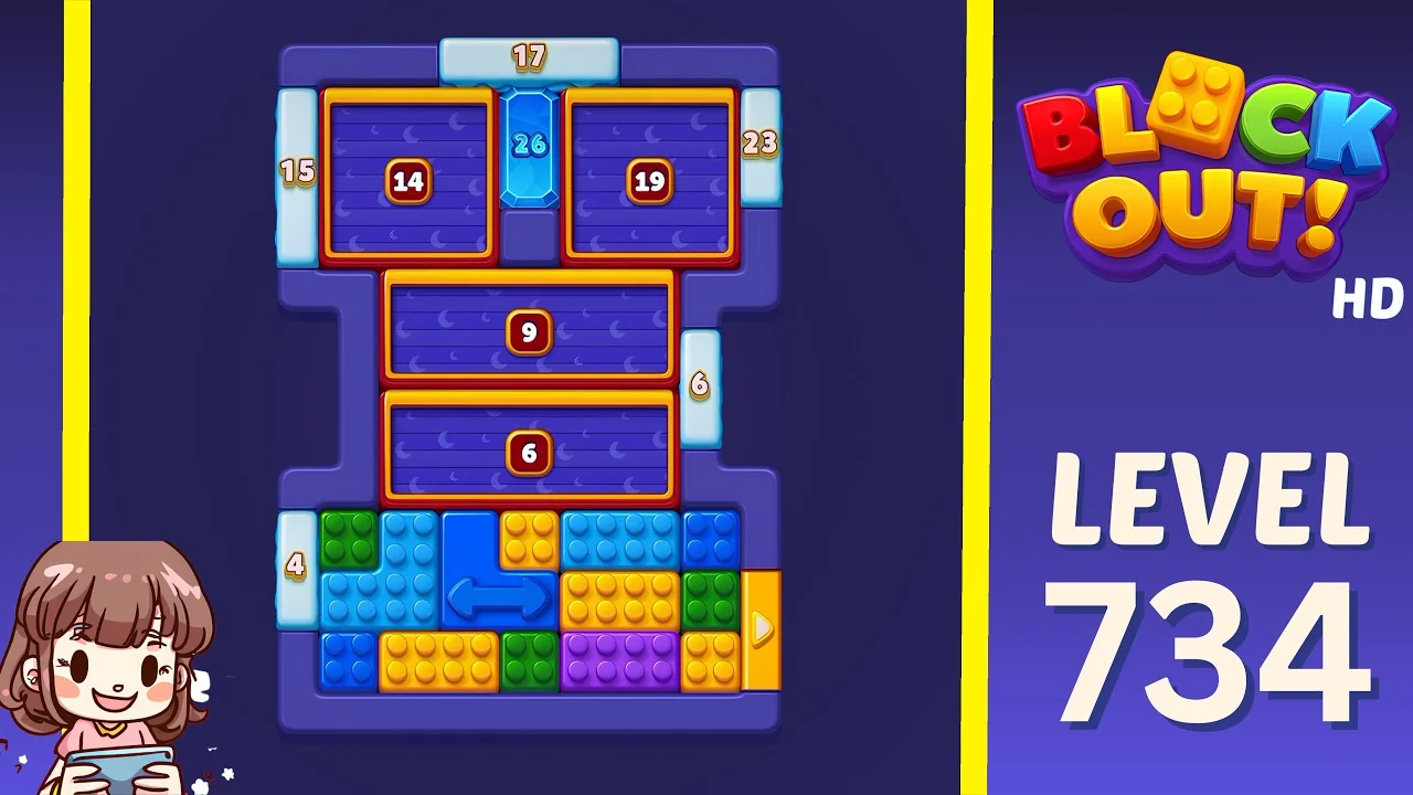 Block Out Level 734 gameplay