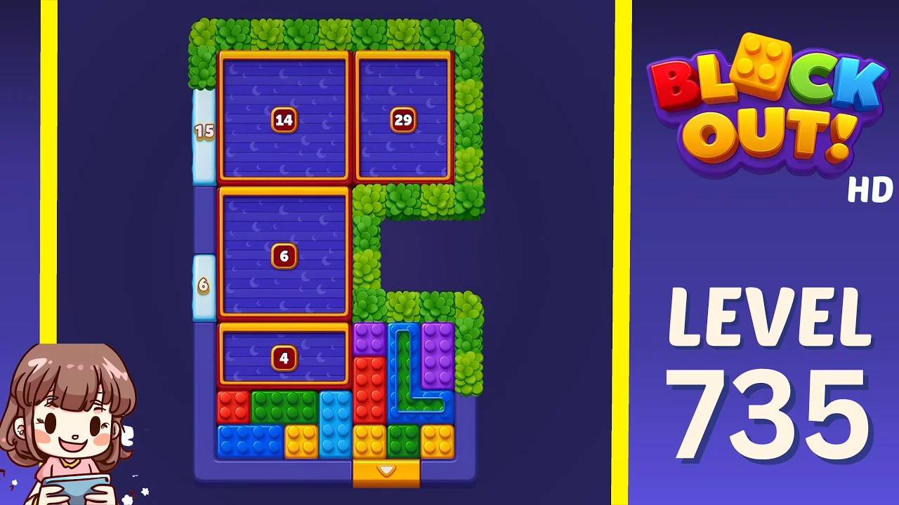 Block Out Level 735 gameplay