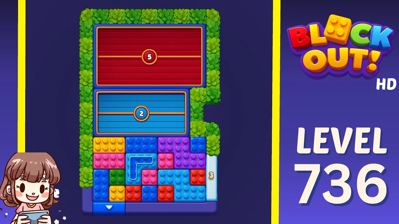 Block Out Level 736 gameplay