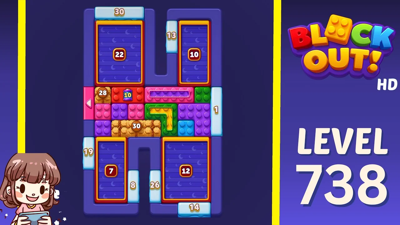 Block Out Level 738 gameplay