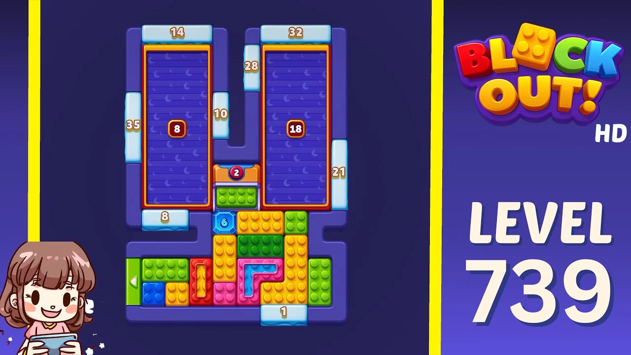 Block Out Level 739 gameplay