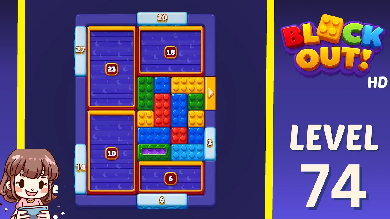 Block Out Level 74 gameplay