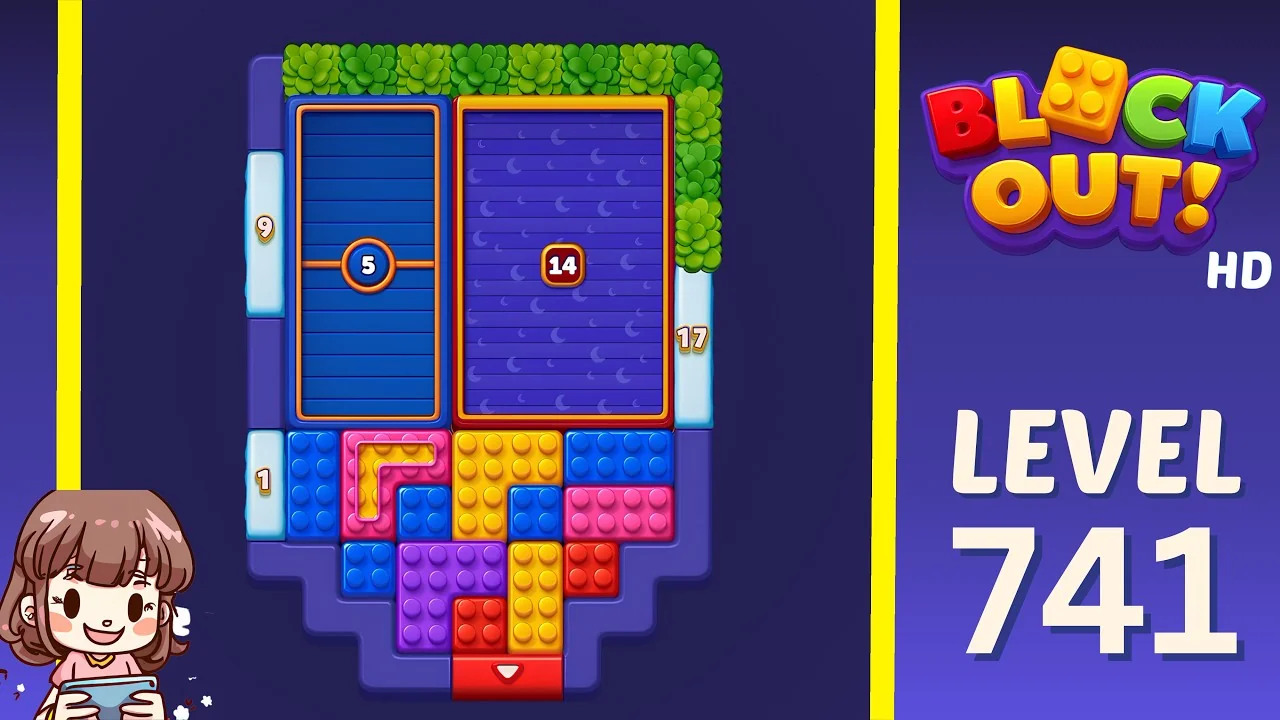 Block Out Level 741 gameplay